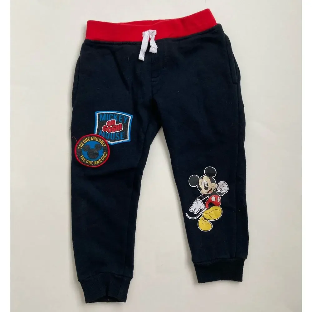 Disney Mickey Mouse Two Piece Sweatsuit Outfit - 3T